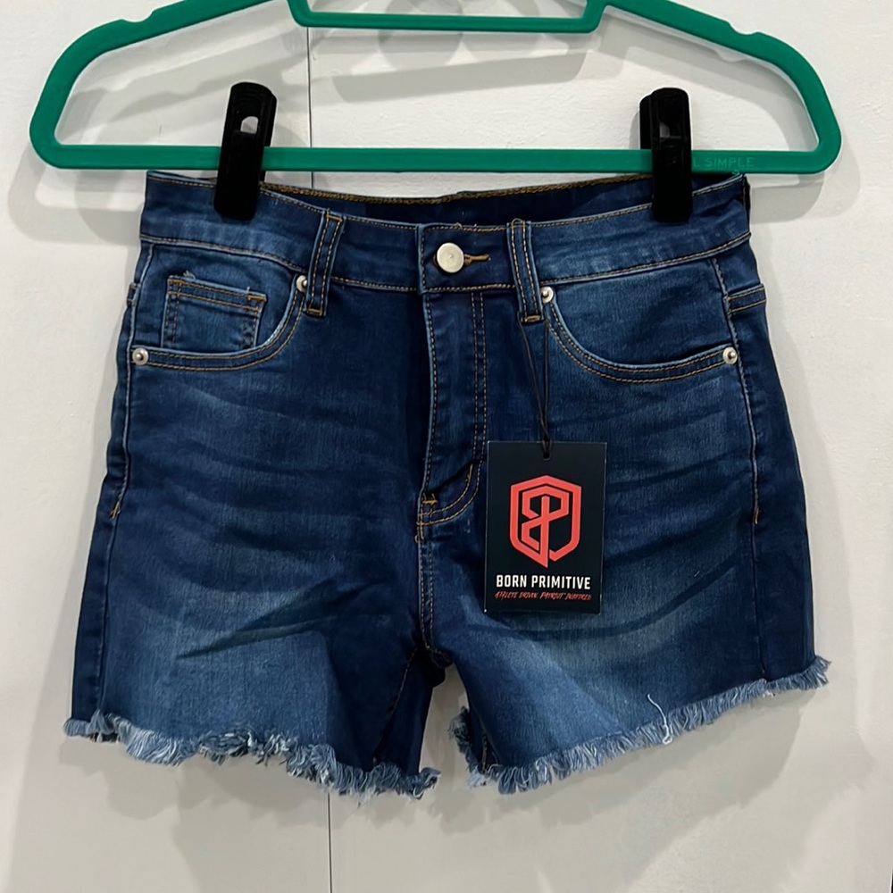 Born Primitive Stretch Jean Shorts